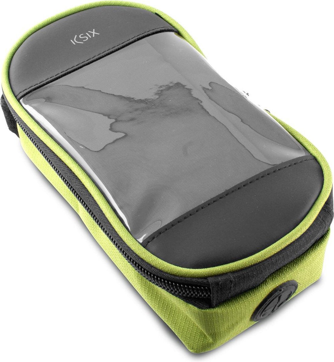 Hoes voor fiets smartphonehouder op de fiets- groen - voor telefoons tot 5