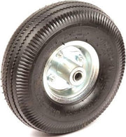 3.50-4 steekwagenwiel - luchtband en stalen velg - 75 kg maximale belasting - 16 mm asgat/naafdiameter - inclusief kogellager