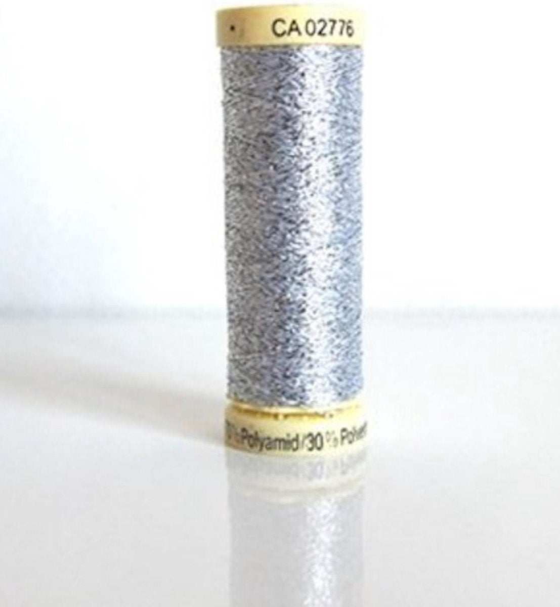 Gütermann creativ garen echt zilver metallic - CA2776 - col 41 - real silver - 50 m w331 - borduurgaren en naaigaren met glitters