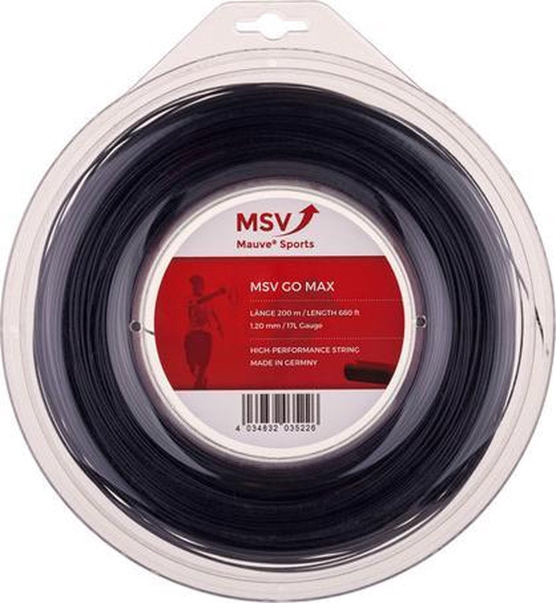MSV GO MAX 200m zwart-1.25mm