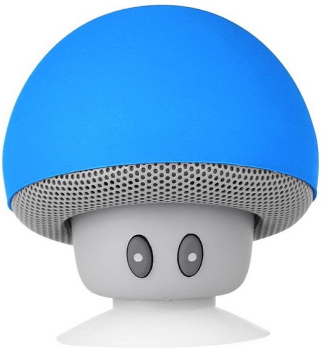 GadgetBay Paddenstoel mushroom speaker bluetooth zuignap standaard - Blauw