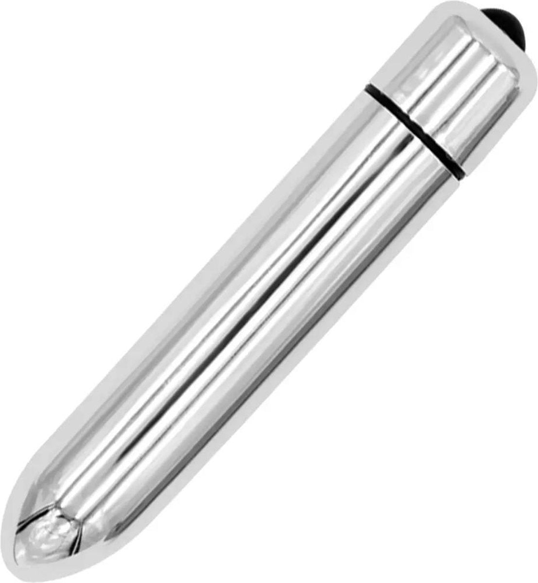 Mini Vibrator - chrome - Clitoris Stimulator - Bullet Vibrator - 10 standen - Pocket Vibrator - G Spot Vibrator