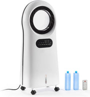 Mobiele Aircooler Airconditioning Zonder Slang 20M2 Bladloos 4 in 1 Stil - 360 Graden Lucht - Onder 55DB - Timer - Led - Afstandsbediening
