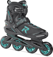 Roces ICON Inlineskates - Maat 36 - Vrouwen - Zwart/Blauw