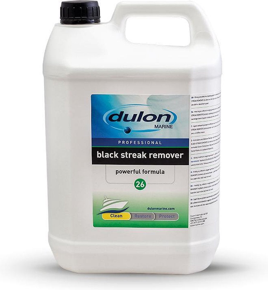Black Streak Remover | Zwarte strepen reiniger | Dulon Marine 5 Liter