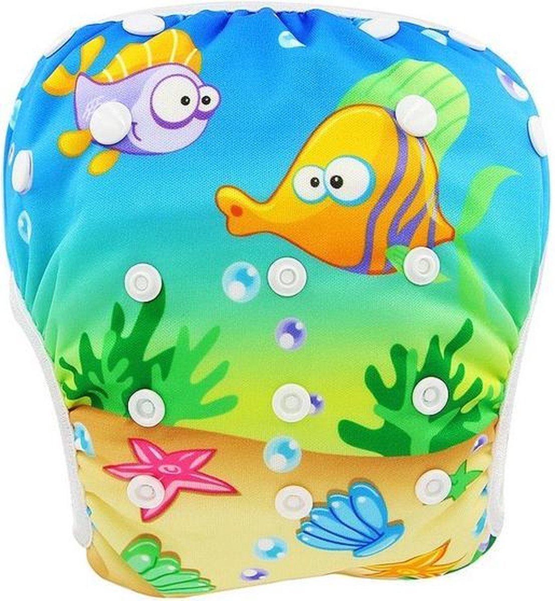 Zwemluier - Vissen - Wasbaar en Verstelbaar - Zee & Zwembad - Zwemmen - Baby & Peuter - 3-15 KG - 3-7 Jaar
