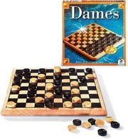 SCHMIDT EN SPIELE Bordspel - Dames houttraditie