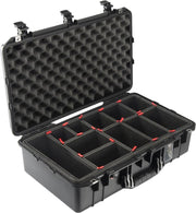 Peli 1555 Air Black lichtste waterdichte camera koffer met TrekPak interieur