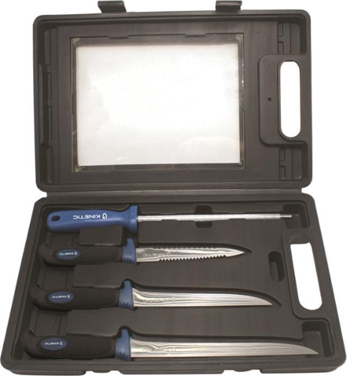 Kinetic Pro Fillet Kit - Fileermessen Set - Zwart