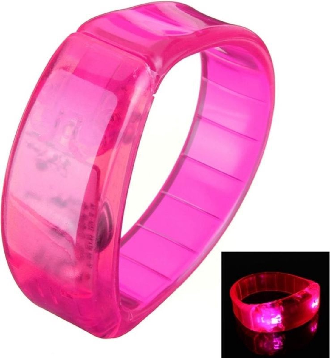 LED Disco Armband | Muziek activerende LED Armband | Sound Control LED | LED Verlichting Glow in the Dark op Maat met de Muziek | Leuk voor in de Kroeg