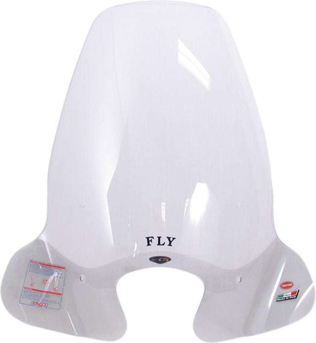 Windscherm Faco Piaggio Fly 50/125/150cc tot bj. 2012 inclusief bevestigingsmaterialen