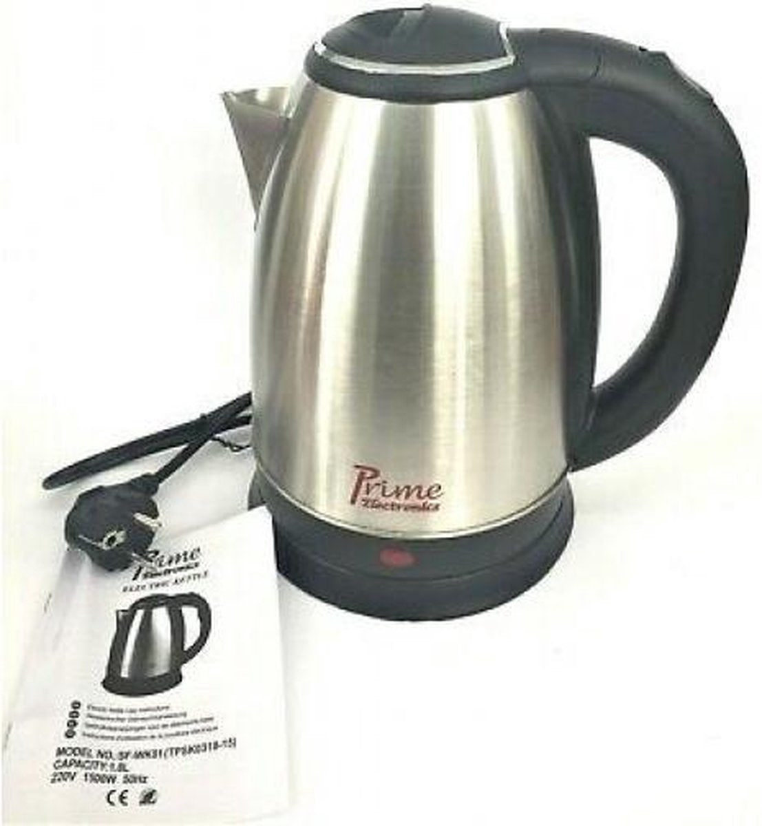 Waterkoker - roestvrijstaal - 1500W -  1.8 liter - 360º