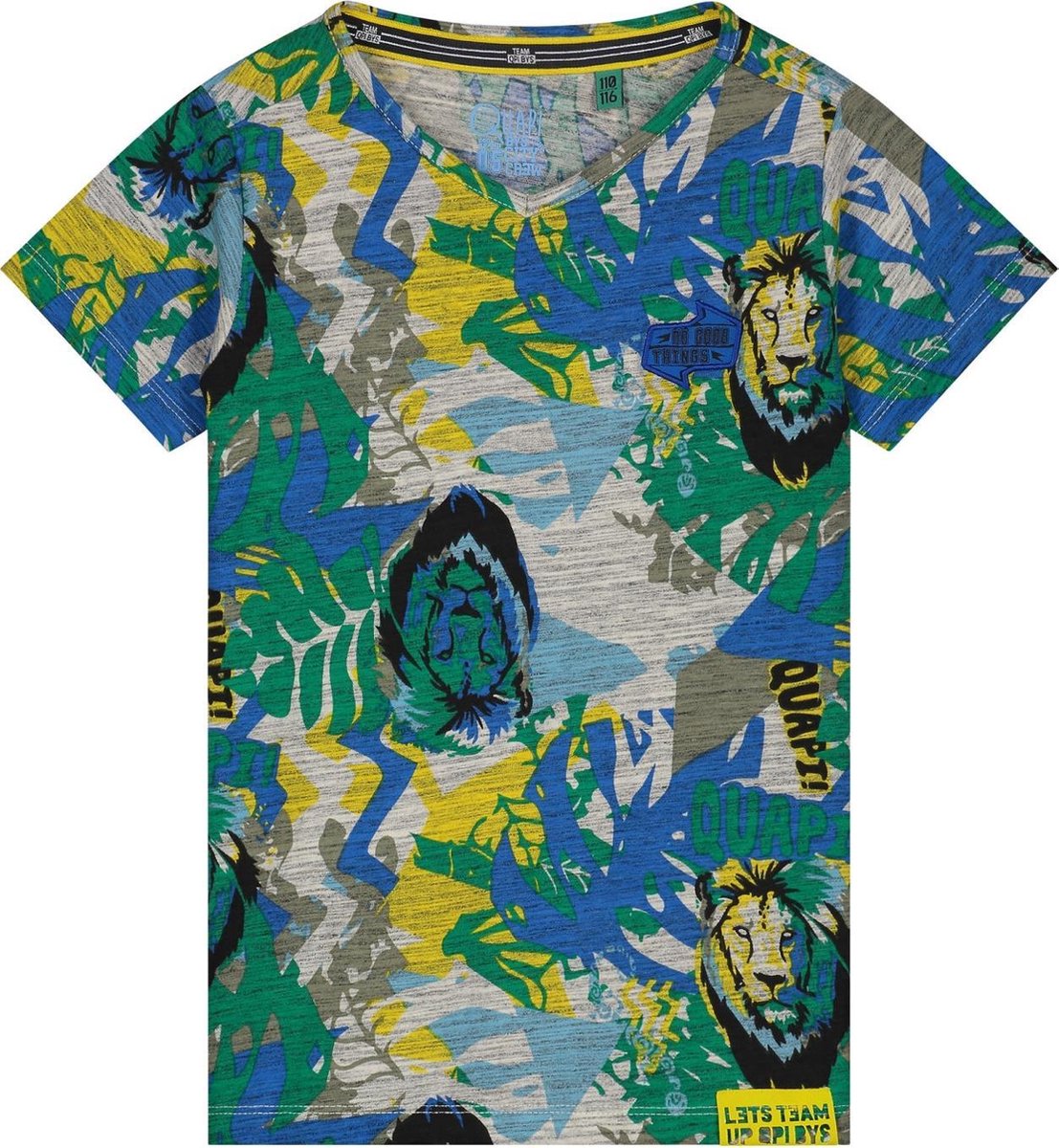Quapi T-shirt Abdel emerald jungle