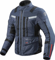 REV'IT! Sand 3 Dark Blue Black Textile Motorcycle Jacket XYL