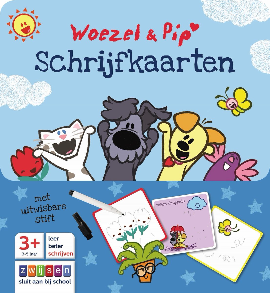 Zwijsen Woezel & Pip schrijfkaarten
