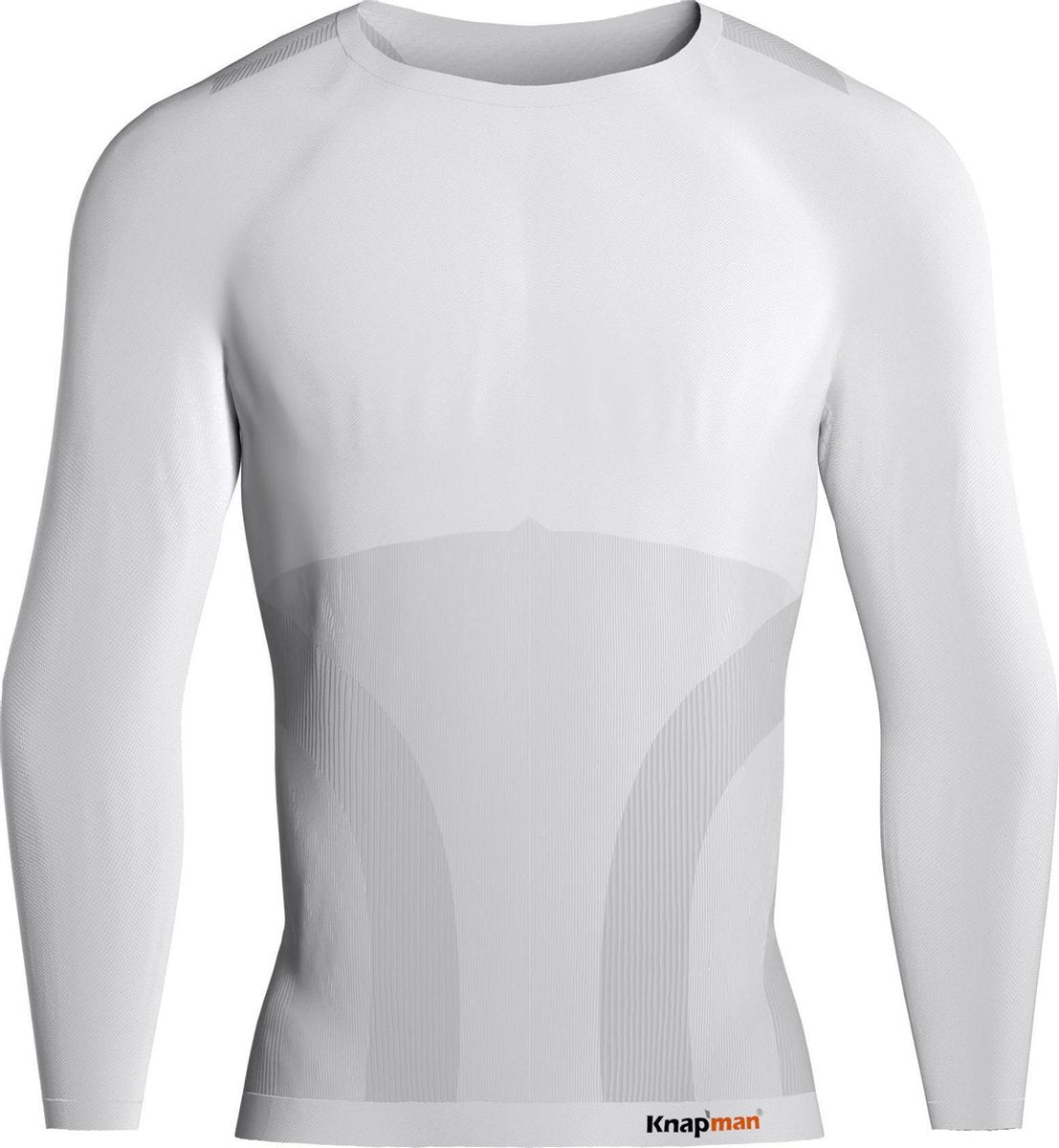 Knap'man Pro Performance Baselayer Shirt Long Sleeve Wit | Maat M