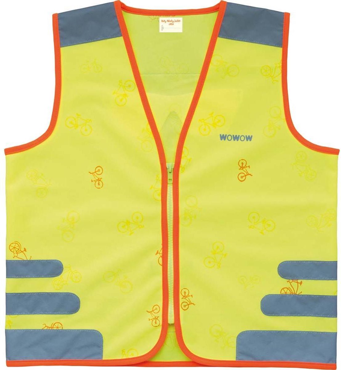WOWOW Design Fluo hesje kind - Nuty jacket yellow M