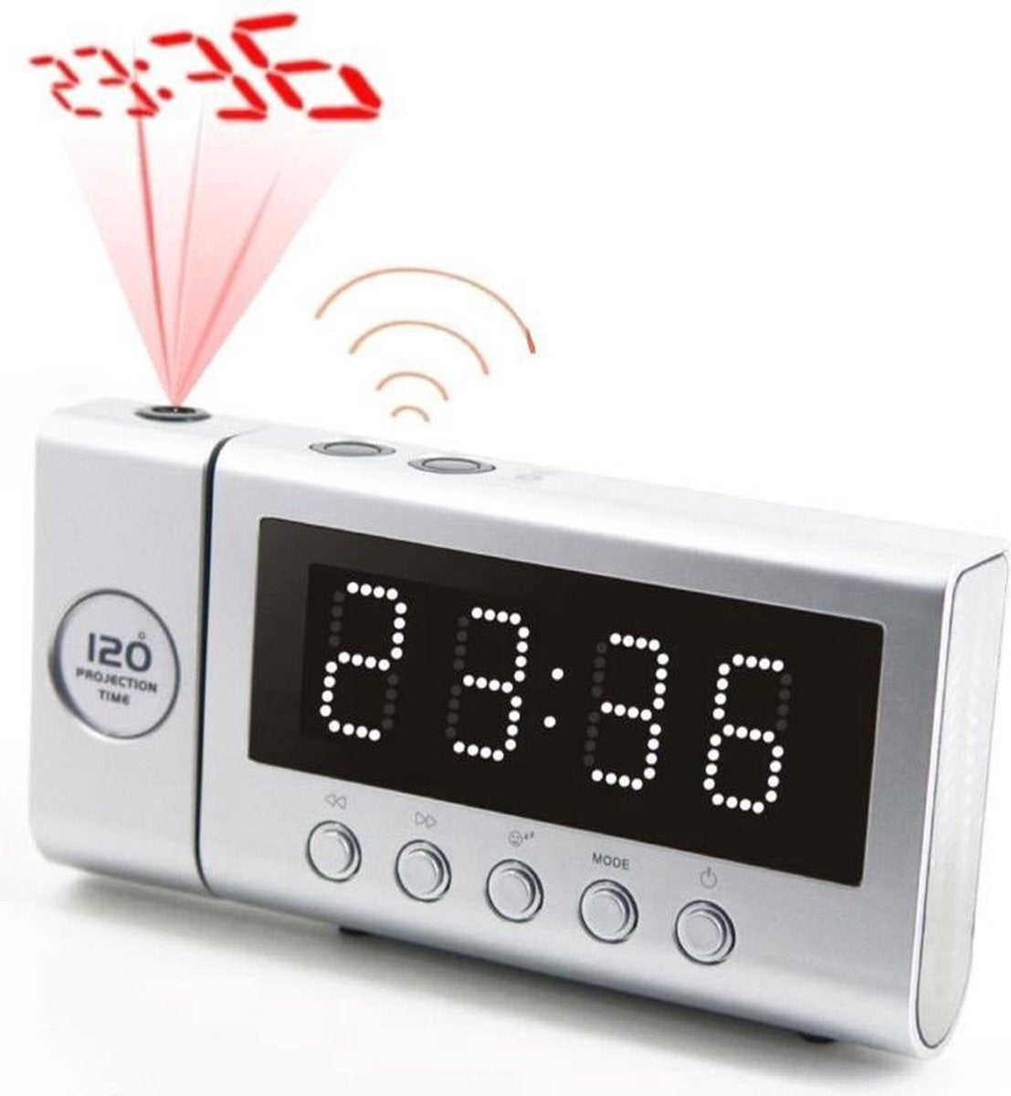 Soundmaster FUR6100SI Wekkerradio met projectie