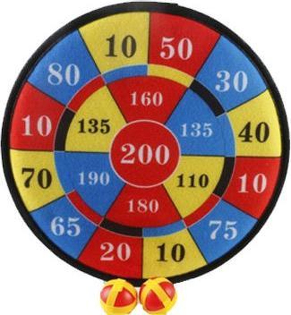 Klittenband dartbord 28 cm