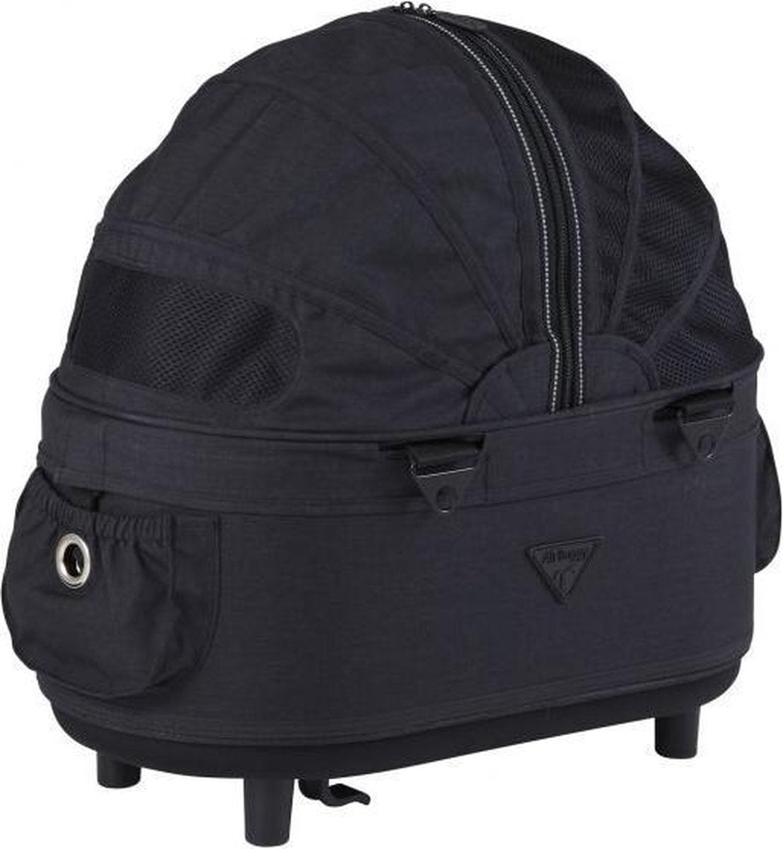 Airbuggy reismand hondenbuggy dome2 sm cot earth zwart 53x31x52 cm