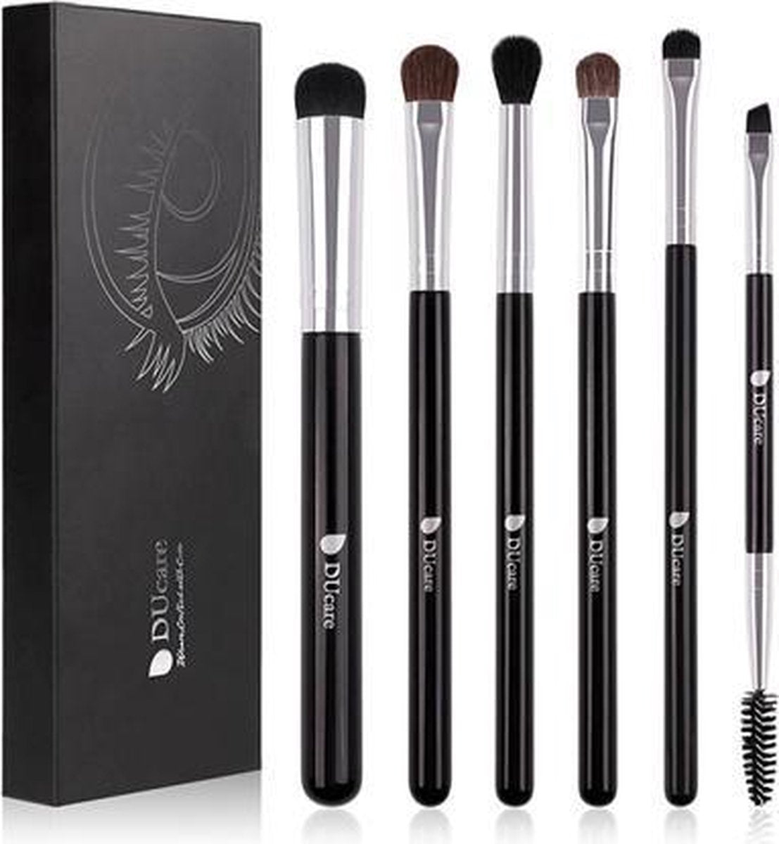 Dermarolling 6-Delige Eyeshadow Make Up Kwasten Set DF0601