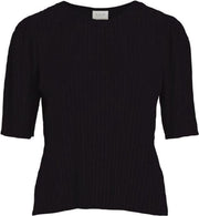 Vipleasa 2/4 Sleeve Top/1/n 14067117 Black