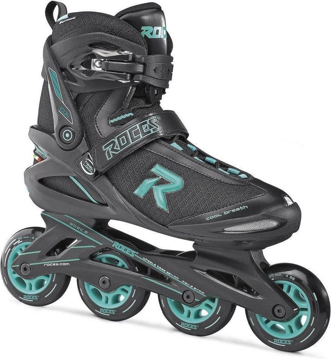 ROCES Inlineskates Dames ICON W 80 - Zwart/Blauw 41