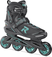 ROCES Inlineskates Dames ICON W 80 - Zwart/Blauw 41