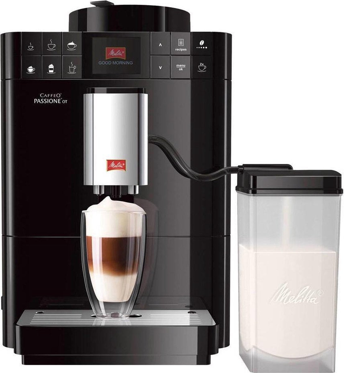 Melitta Caffeo Passione One Touch F531-101 - Espressomachine - Zilver