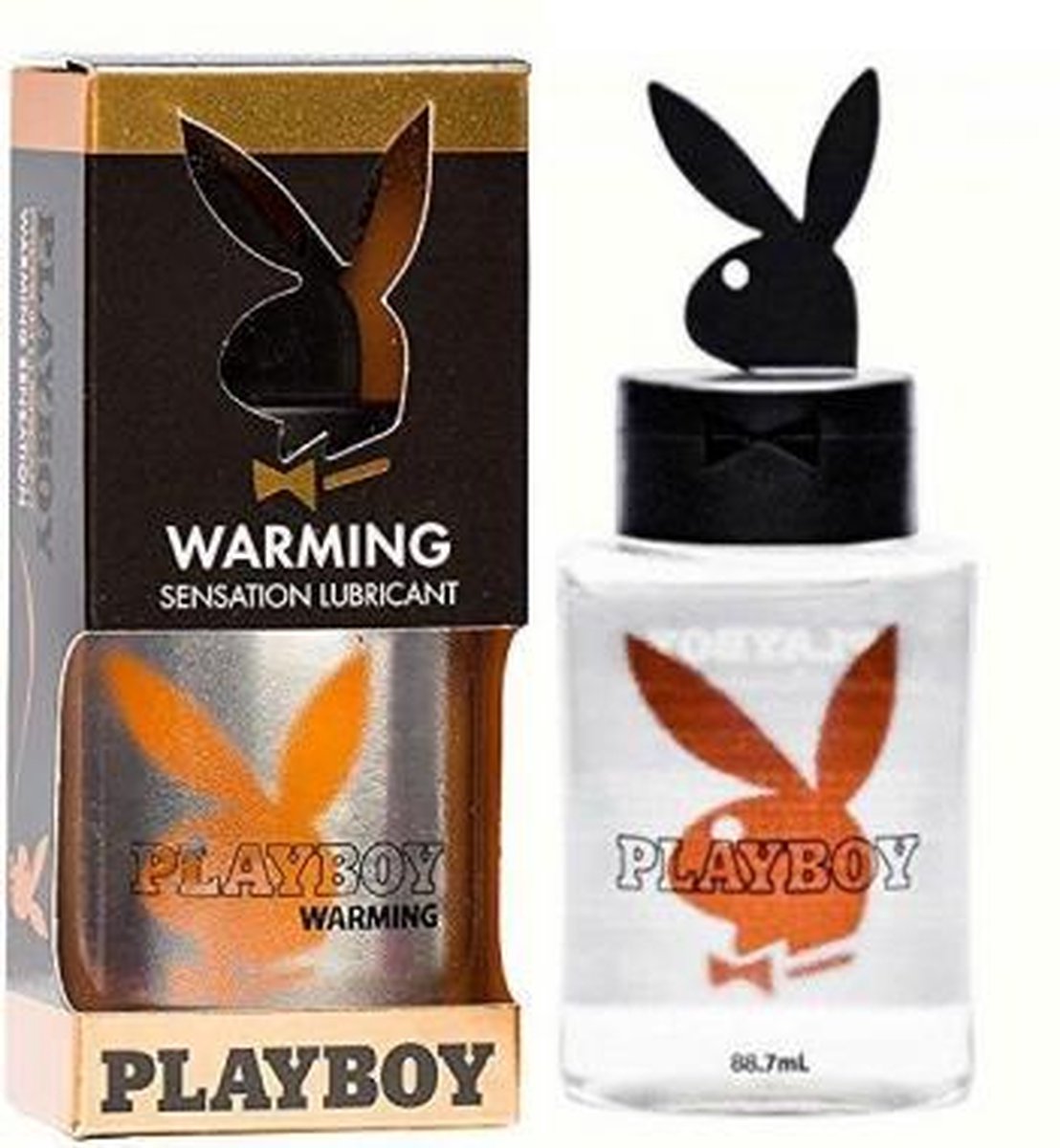 mega deal - PLAYBOY - glijmiddel - warmend - 4 pack - 4 flessen van elk 89 ml - totaal  356ml