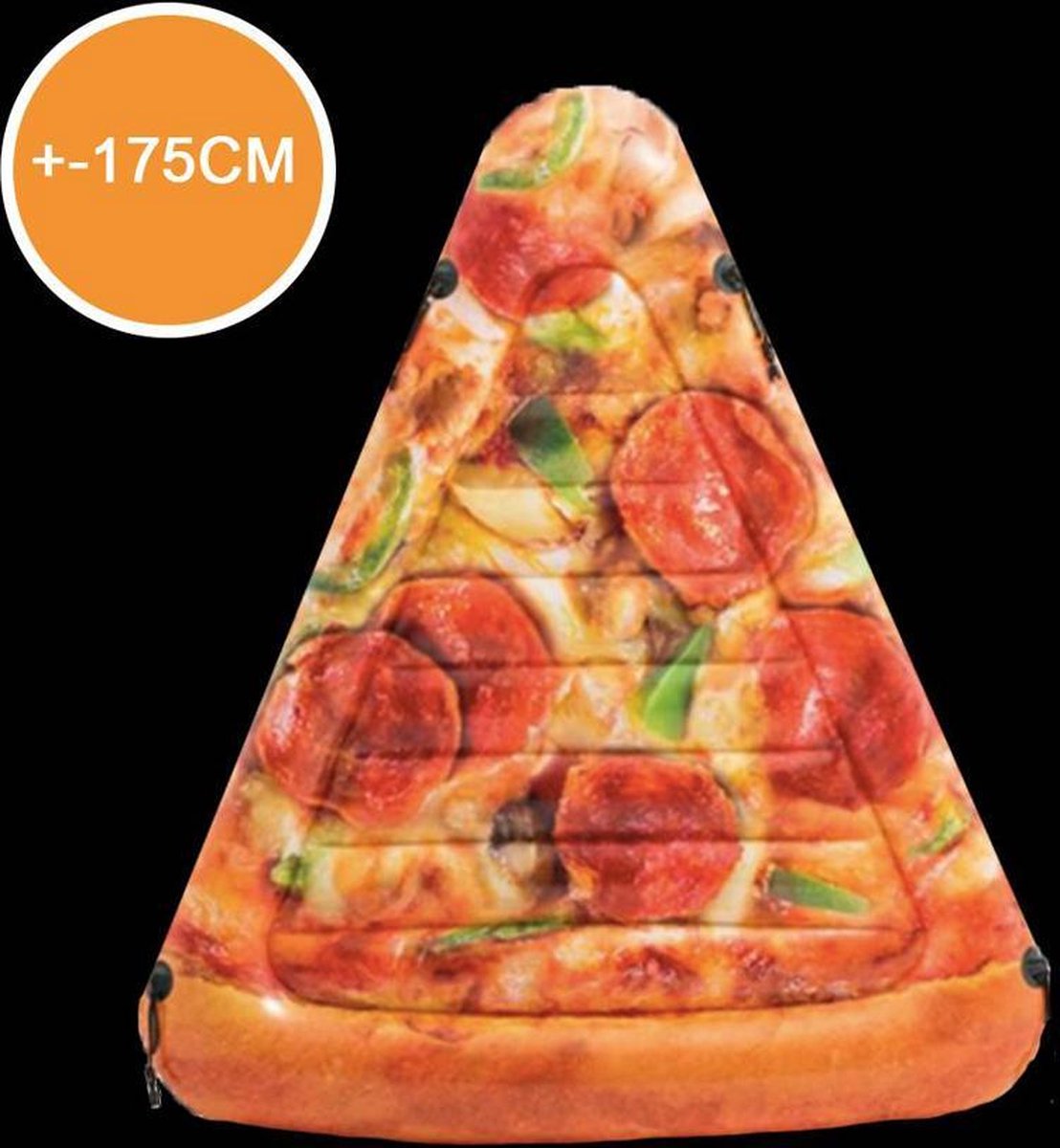 Opblaas pizza luchtbed