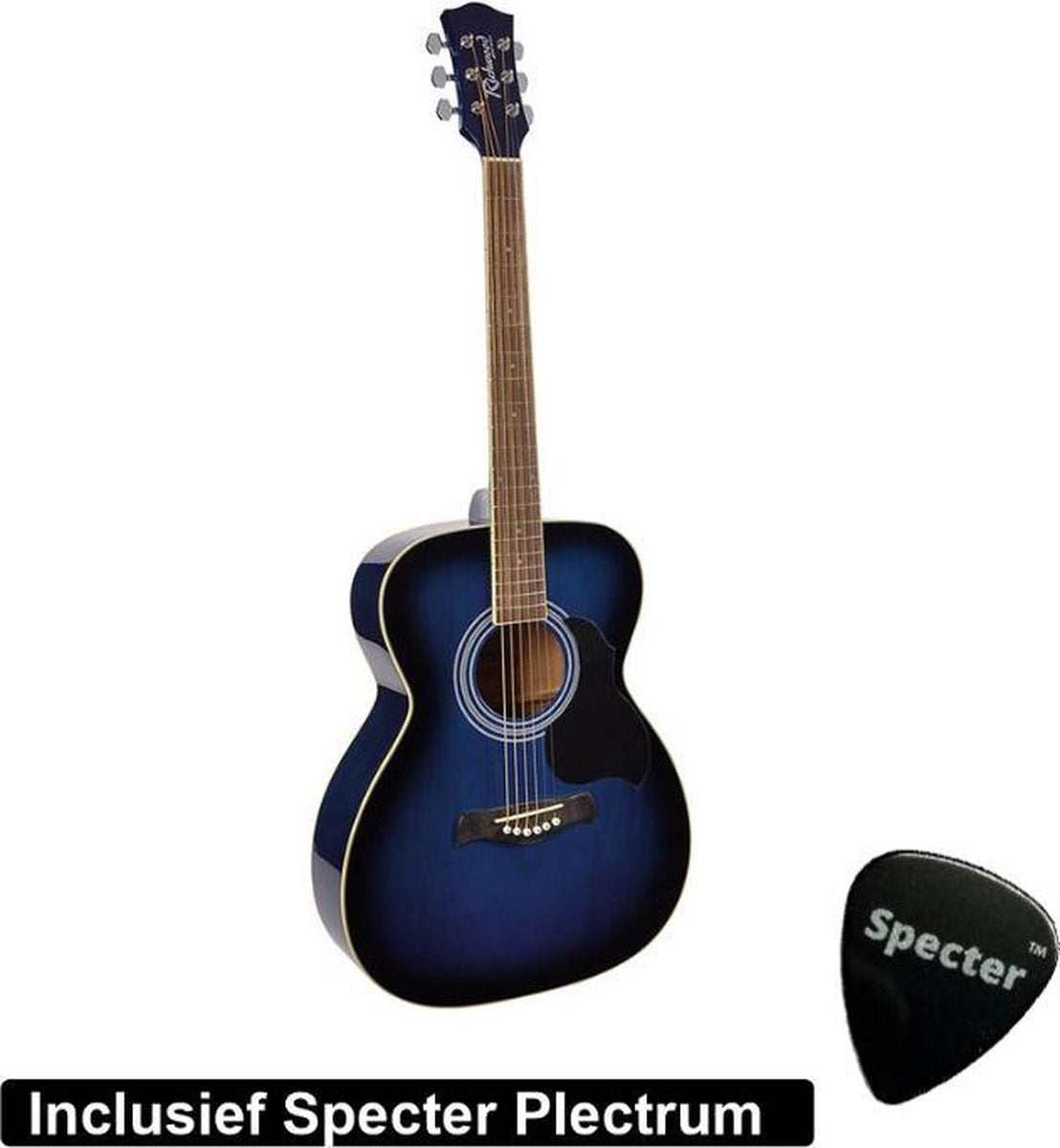 Richwood Akoestische Gitaar Artist Series met Plectrum | Gitaar | Akoestisch | Gitaar met accessoires