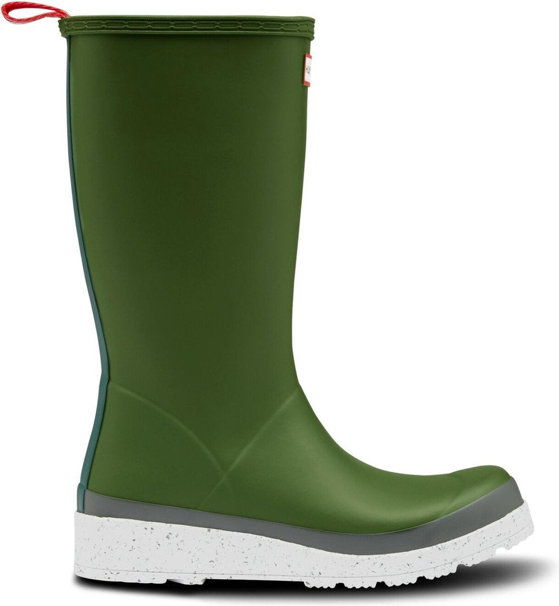 Hunter - Regenlaarzen voor dames - Play Speckle Sole - Hoog - Mosgroen - maat 42EU