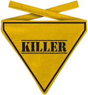 Plenty Gifts Hondenhalsdoek Killer Geel Polyester Maat S