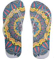 Sorprese – slippers – mandala wit – maat 41 – slippers dames – teenslippers - badslippers