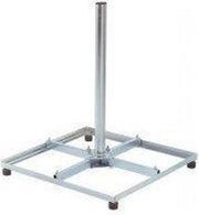 Blueqon BAT3030BG - demontabel Tegelvoet voor een antenne - 30X30 75 CM | 42 Ø