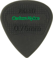 Pickboy Edge carbon nylon 6-pack plectrum 0.75 mm