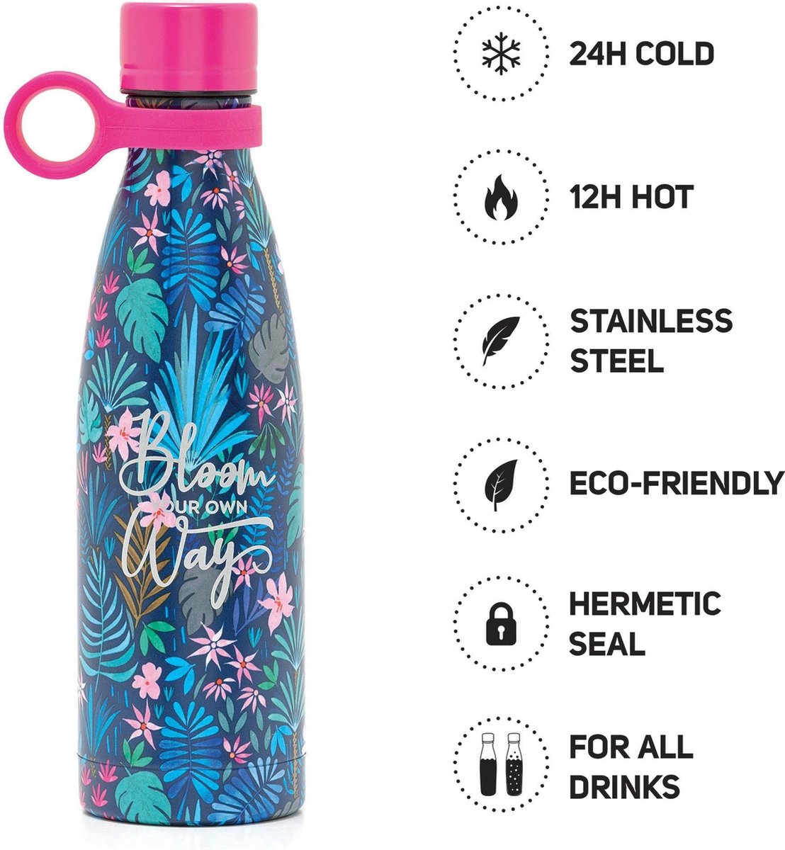 LEGAMI Thermosfles- Hot&Cold - 500ml. - FLORA