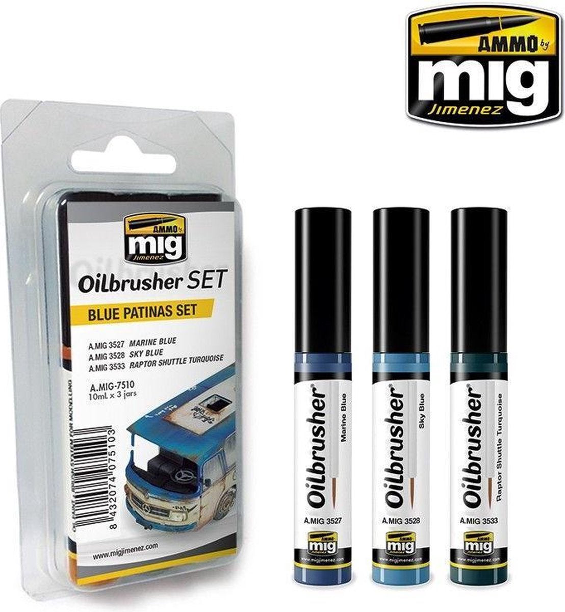 Mig - Blue Patinas Set (Mig7510)