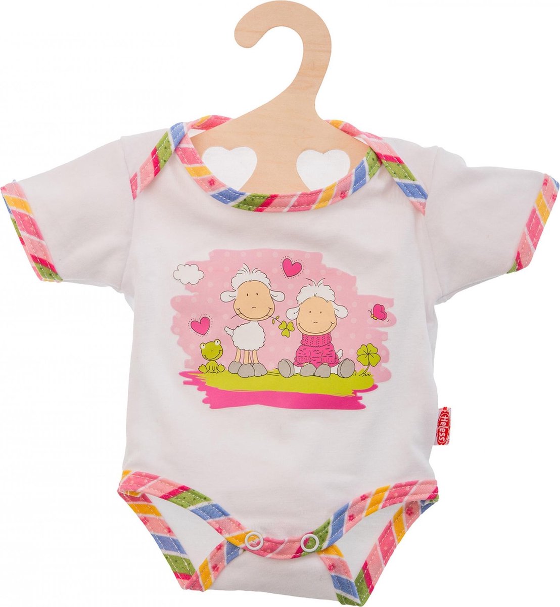 Heless Poppenkleding 35-45 cm Rompertje Geluksschaapjes