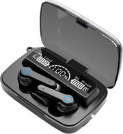 Nieuwste BT TWS Oordopjes M19 Koptelefoon - Wireless headphones - Powerbank - Draadloos - Draadloze Oordopje - Oortjes - Bluetooth - Oor - In Ear - Earbuds - Bluetooth 5.1 Oortjes - Zwart | voor hem en haar