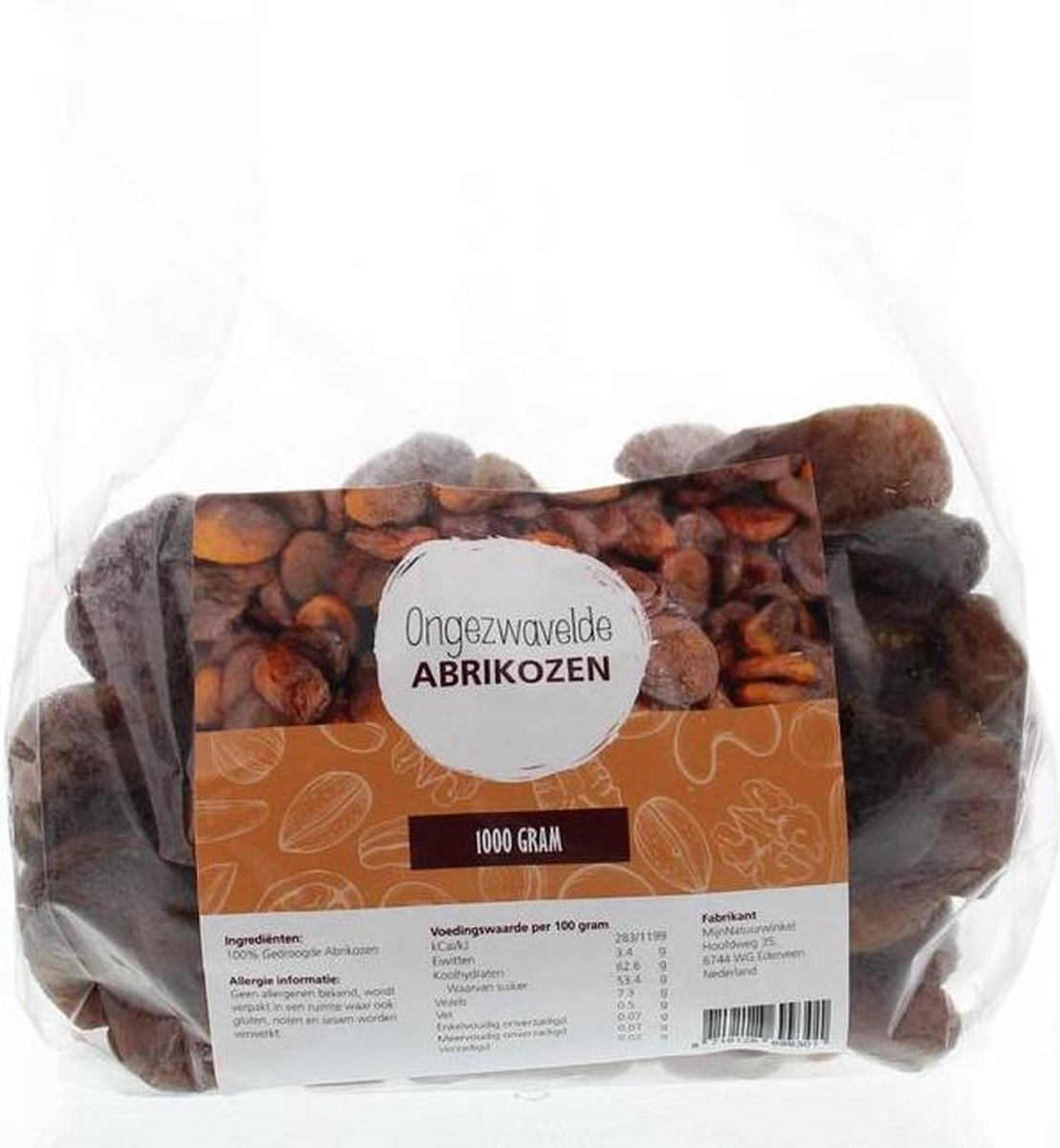 Mijnnatuurwinkel Abrikozen ongezwaveld 1 kg
