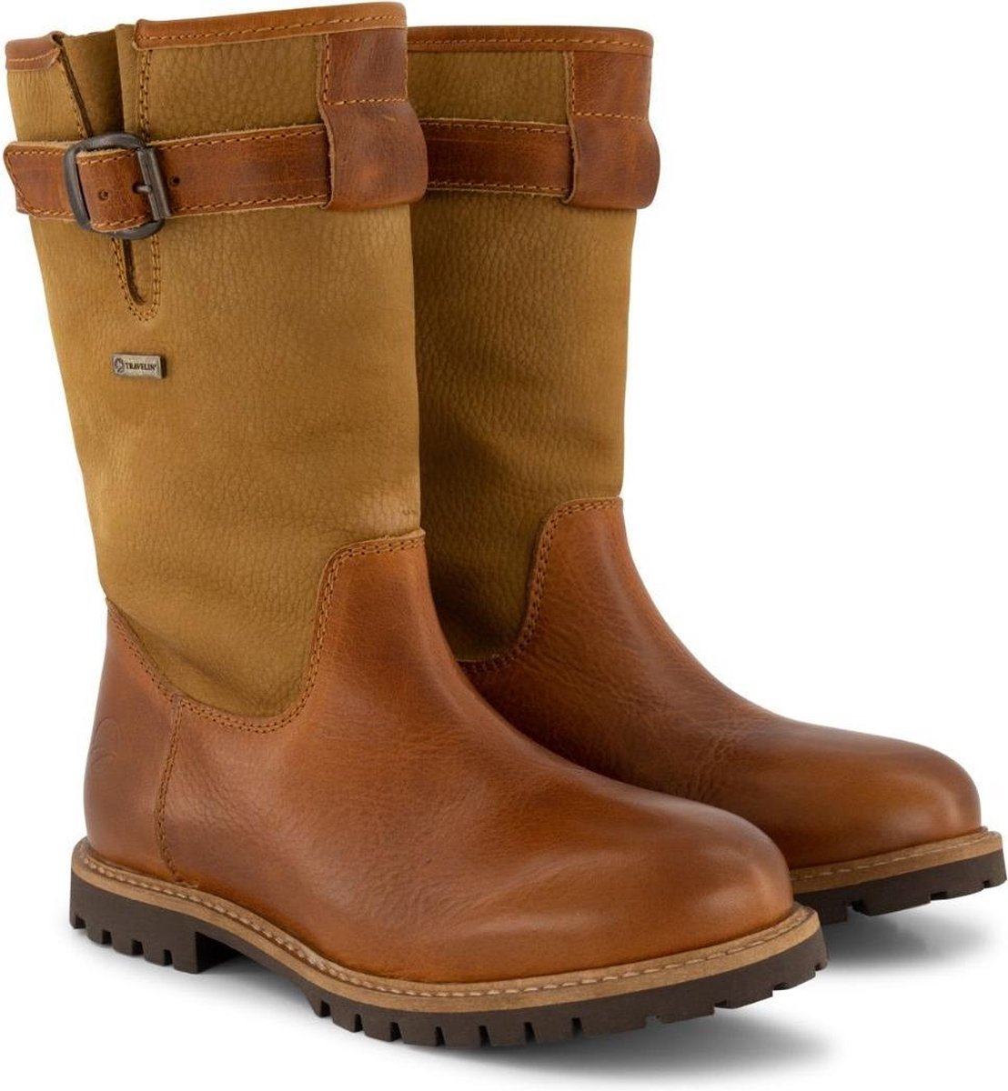 Travelin Finland Outdoorlaarzen Vrouwen - Cognac - Maat 41
