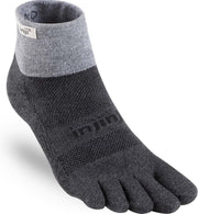Injinji Outdoor Mitweight Mi-Crew Nüwool 223330 - Meerkleurig charcoal Unisex - L=44