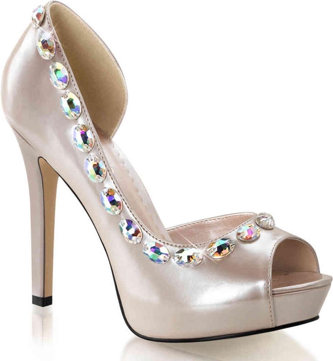 Fabulicious Hoge hakken -36 Shoes- LUMINA-38 US 6 Wit