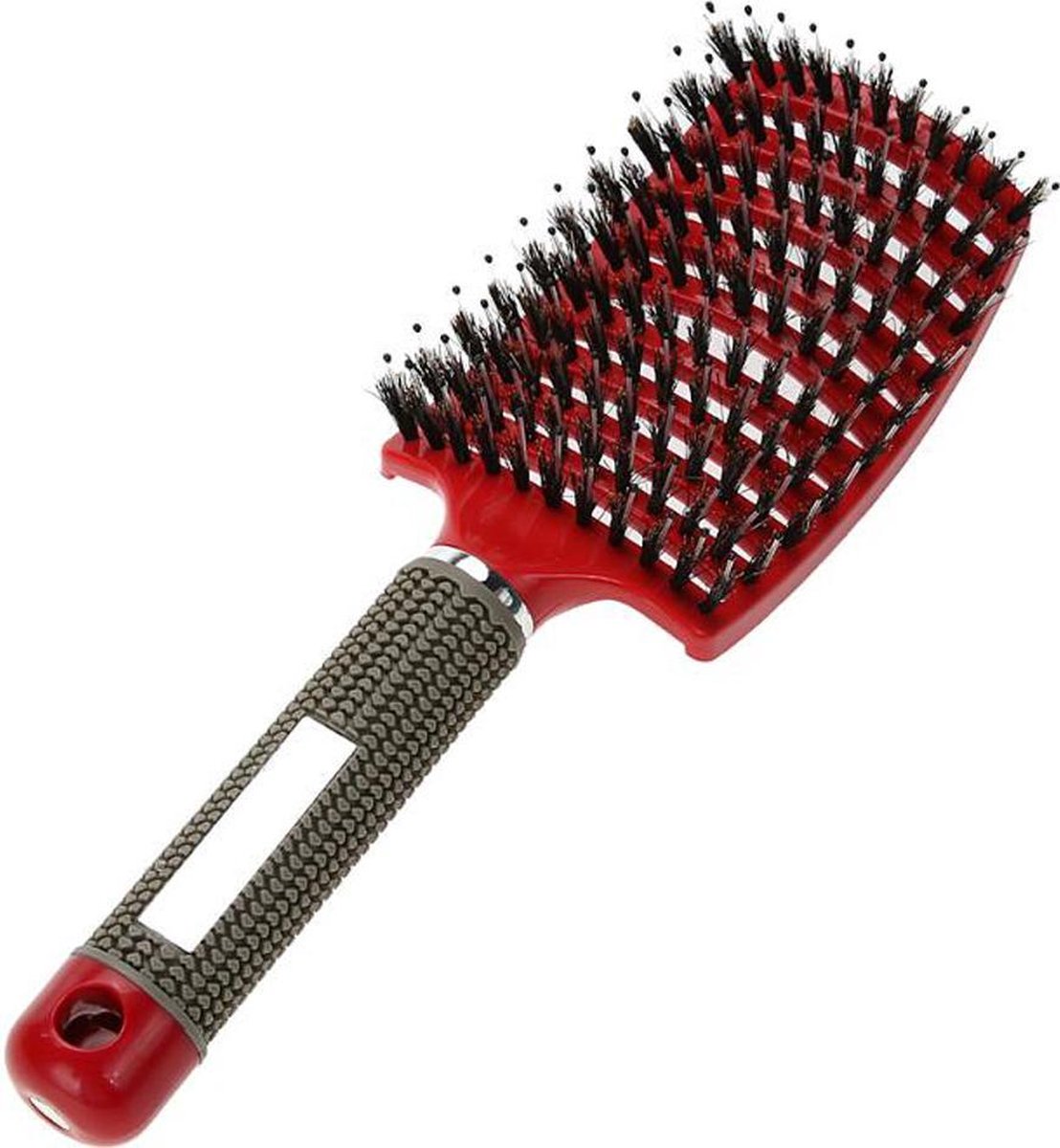 Achaté Anti Klit Haarborstel - Detangle Brush - Rood