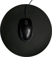 IVOL Muismat rond 26 cm Zwart - Bureau onderlegger