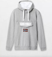 Napapijri Burgee Winter  Med Grey Hoodie Grijs
