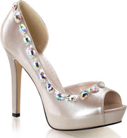 Fabulicious Hoge hakken -35 Shoes- LUMINA-38 US 5 Wit