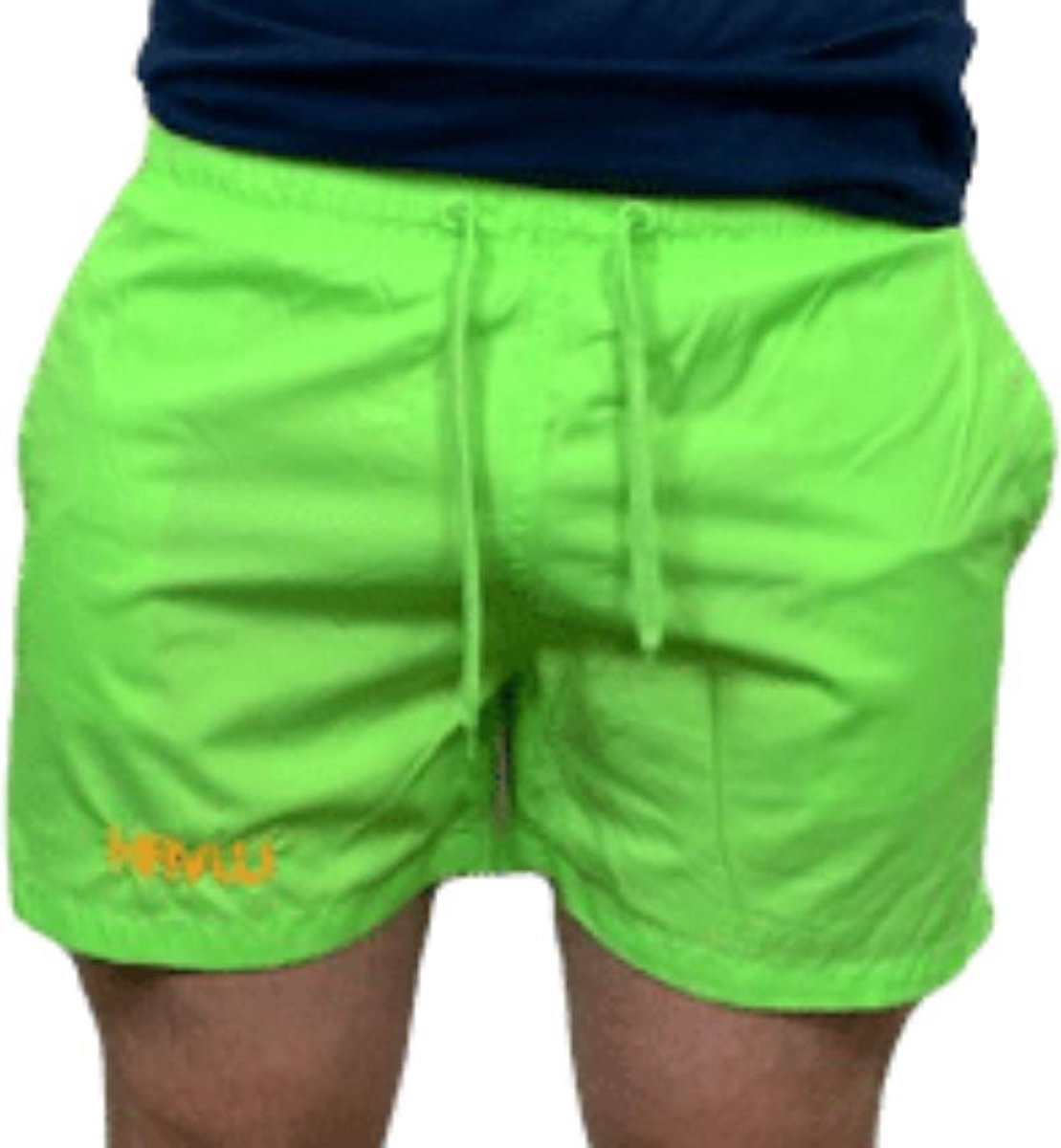 Zwembroek havlu lime maat XXL